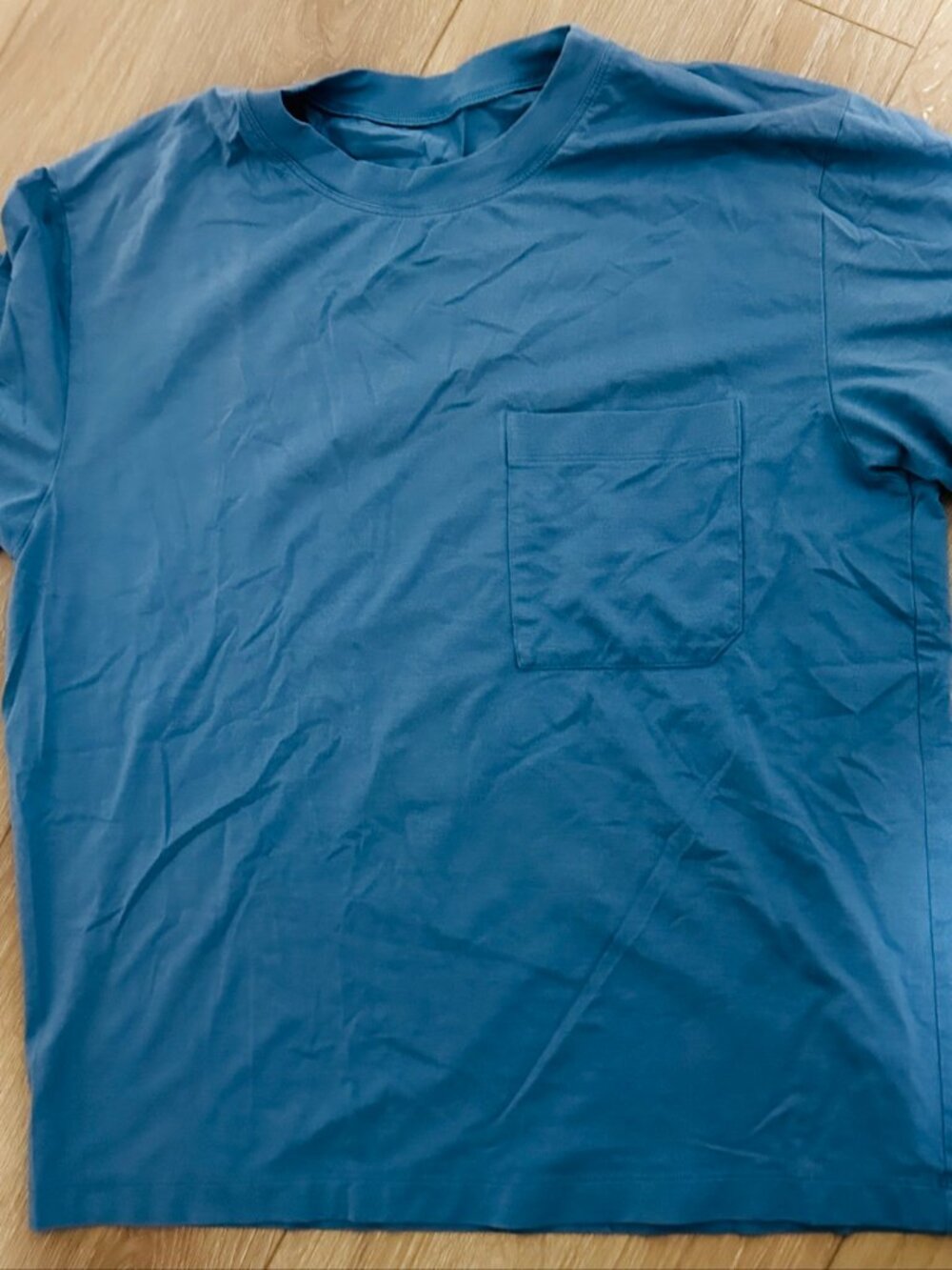 Lululemon Mens Blue Pocket Tee M Est